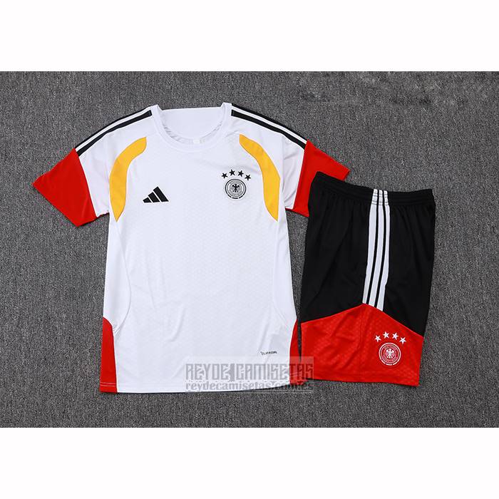 Chandal del Alemania Manga Corta 2025-2026 Blanco - Pantalon Corto